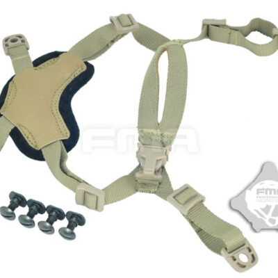 FMA Universal Helmet Suspension / Strap, X type - Tan