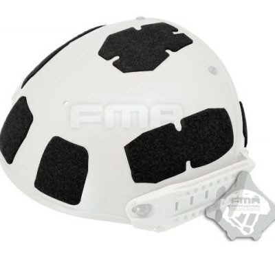 Alternative view of FMA Adhesive VELCRO Panels on Helmet, type CP - Black