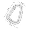 FMA Large Carabiner D-HOOK, 1 Piece - Tan OD-A-TB861 asgbox.pl