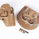FMA CQC Serpa Belt Holster (USP, CZ-P09), Right Hand - Tan