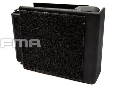 FMA Automatically Jacketed MOLLE Pistol Pouch for 4 Magazines - Black