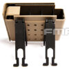 FMA Automatically Jacketed MOLLE Pistol Pouch for 4 Magazines - Tan OD-A-TB1205-DE asgbox.pl