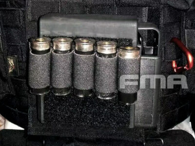 FMA Automatically Jacketed MOLLE Pistol Pouch for 4 Magazines - Tan - obrazek 5