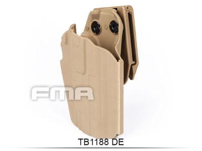 FMA Universal Belt Holster GLS 579, Right Hand - Tan - obrazek 2
