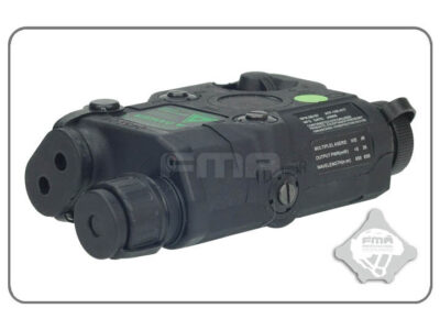 FMA AN/PEQ15 LA-5 Upgrade Version (LED Flashlight, Green / IR Laser) - Black - obrazek 3