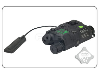 FMA AN/PEQ15 LA-5 Upgrade Version (LED Flashlight, Green / IR Laser) - Black - obrazek 4