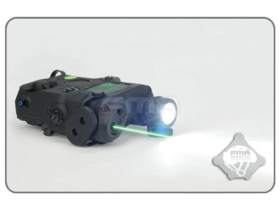 FMA AN/PEQ15 LA-5 Upgrade Version (LED Flashlight, Green / IR Laser) - Black - obrazek 5