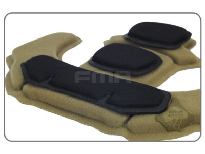 FMA Set of Foam Pads for EXFIL Helmets - Coyote/Black - obrazek 2