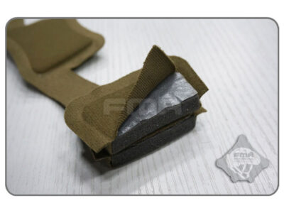 FMA Set of Foam Pads for EXFIL Helmets - Coyote/Black - obrazek 3