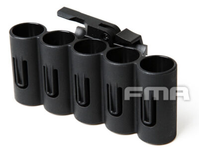 FMA QD RIS SH-5 Holder for 5 Shotgun Shells - Black