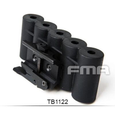 Alternative view of FMA QD RIS SH-5 Holder for 5 Shotgun Shells - Black