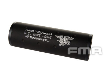 FMA U.S. Navy Seals Type Silencer 35x107 mm - Black