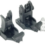 FMA 71L Folding Polymer Sights - Black