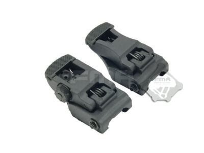 FMA 71L Folding Polymer Sights - Black - obrazek 2