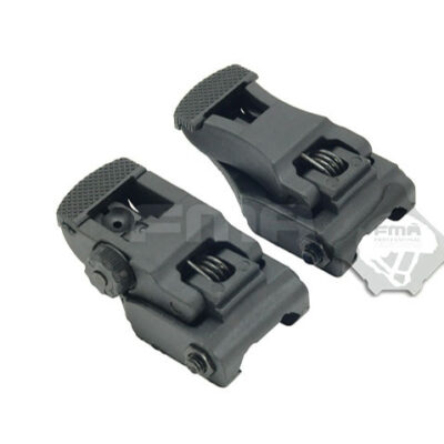 Alternative view of FMA 71L Folding Polymer Sights - Black