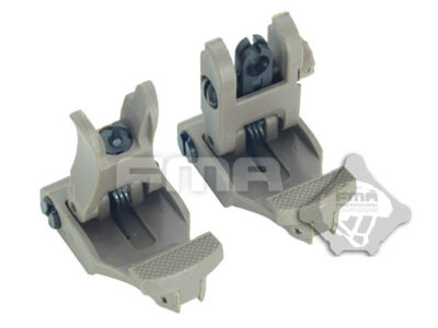 FMA 71L Folding Polymer Sights - Tan