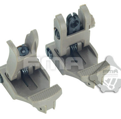 FMA 71L Folding Polymer Sights - Tan