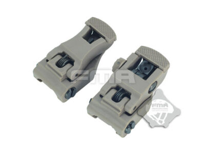 FMA 71L Folding Polymer Sights - Tan - obrazek 3