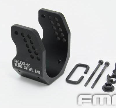 FMA CNC Sling Swivel Mounting Base for P90 / SSR90, Long - Black