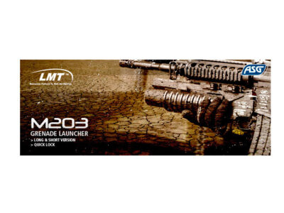 ASG LMT M203 Short Grenade Launcher for 40mm Grenades, QD Mount - Black - obrazek 2