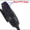External dual microphone / speaker for Baofeng UV-82 radios, kenwood 2-pin - Black OD-A-BAOF014 asgbox.pl
