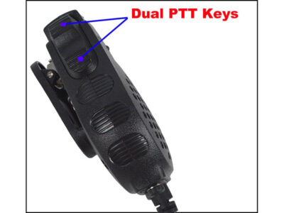 Mikrofonogruszka dual microphone / speaker for Baofeng UV-82 kenwood 2-pin - obrazek 2