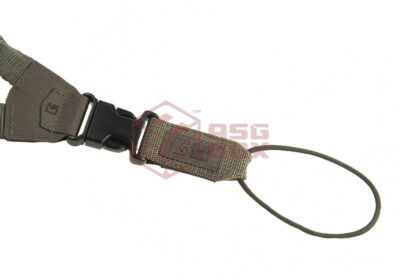 Clawgear One Point Elastic Support Sling Paracord RAL7013 - obrazek 4