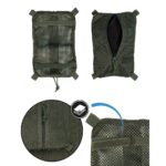 MIL-TEC Mesh VELCRO Pocket / Backpack Rrganizer, Medium - Green - obrazek 2