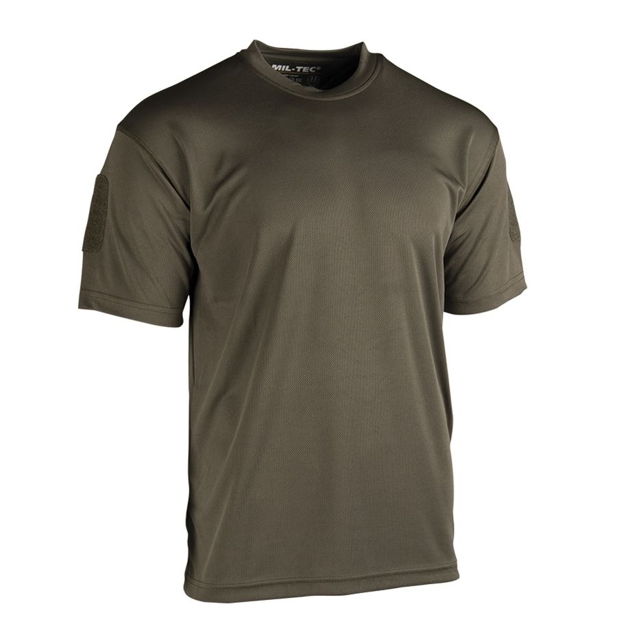 MIL-TEC Tactical Functional T-shirt QUICK DRY, Short Sleeve - Green OD-A-MILT182-S asgbox.pl MIL-TEC Tactical Functional T-shirt QUICK DRY, Short Sleeve - Green