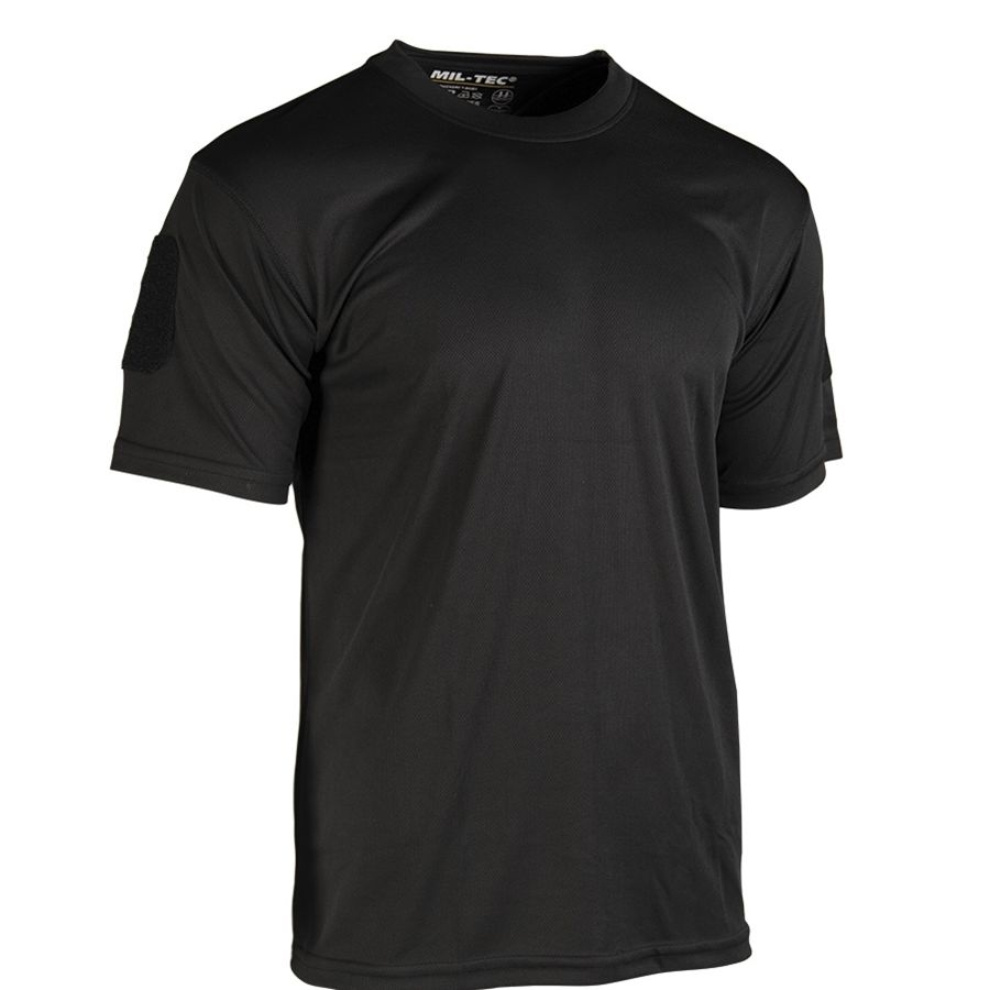 MIL-TEC Tactical Functional T-shirt QUICK DRY, Short Sleeve - Black OD-A-MILT183-S asgbox.pl MIL-TEC Tactical Functional T-shirt QUICK DRY, Short Sleeve - Black