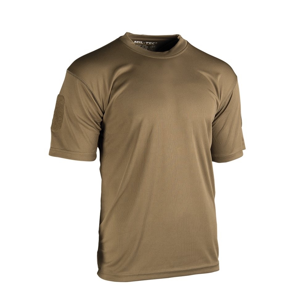 MIL-TEC Tactical Functional T-shirt QUICK DRY, Short Sleeve - Coyote OD-A-MILT184-S asgbox.pl MIL-TEC Tactical Functional T-shirt QUICK DRY, Short Sleeve - Coyote