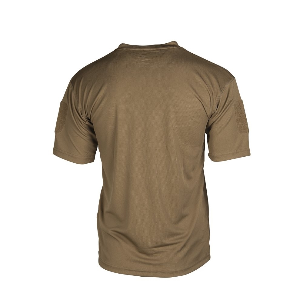 MIL-TEC Tactical Functional T-shirt QUICK DRY, Short Sleeve - Coyote OD-A-MILT184-S asgbox.pl MIL-TEC Tactical Functional T-shirt QUICK DRY, Short Sleeve - Coyote - obrazek 2