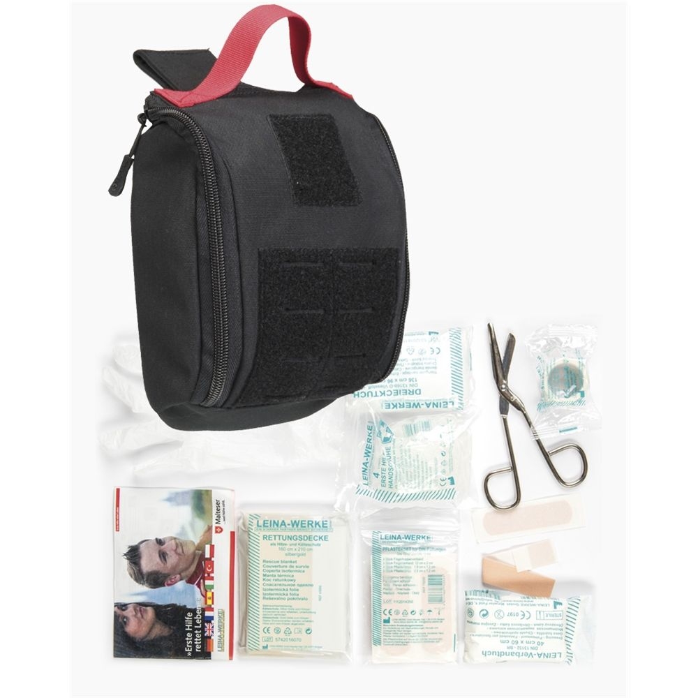 MIL-TEC IFAK Laser-Cut First Aid Kit with Equipment, 20-Piece - Black OD-A-MILT187-BK asgbox.pl MIL-TEC IFAK Laser-Cut First Aid Kit with Equipment, 20-Piece - Black