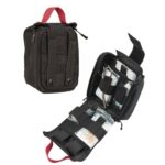 MIL-TEC IFAK Laser-Cut First Aid Kit with Equipment, 20-Piece - Black - obrazek 2