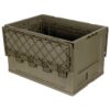 MFH Folding Plastic Crate / Box (60 liters) - Green OD-A-MFH0031 asgbox.pl