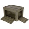 MFH Folding Plastic Crate / Box (60 liters) - Green OD-A-MFH0031 asgbox.pl