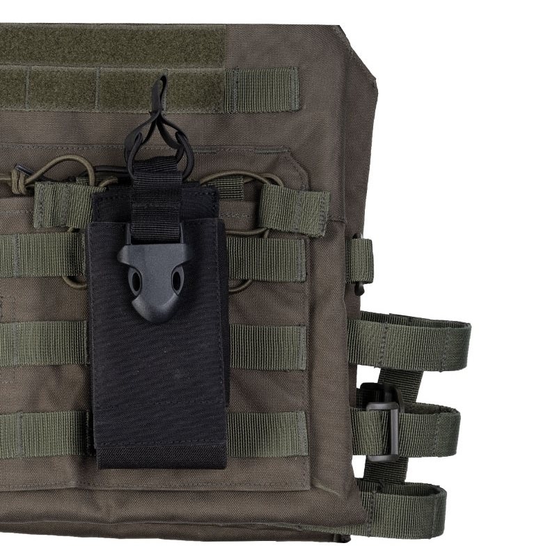 MIL-TEC Open MOLLE Radio Pouch - Black OD-A-MILT190-BK asgbox.pl MIL-TEC Open MOLLE Radio Pouch - Black - obrazek 2