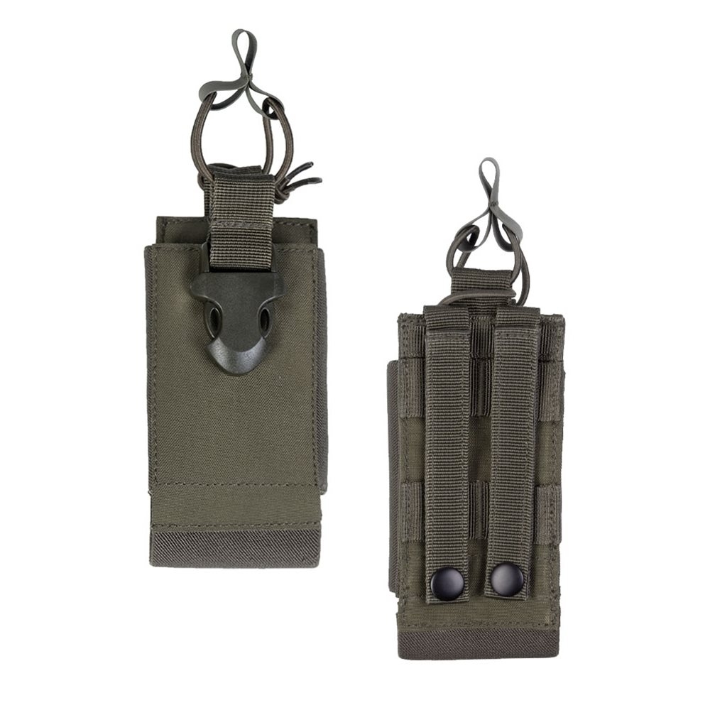 MIL-TEC Open MOLLE Radio Pouch - Green OD-A-MILT190-OD asgbox.pl MIL-TEC Open MOLLE Radio Pouch - Green