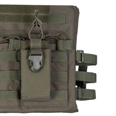 Alternative view of MIL-TEC Open MOLLE Radio Pouch - Green