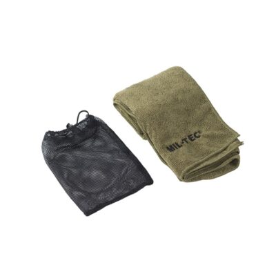 MIL-TEC Quick-Drying Towel MICROFIBRE 80x40 cm - Green