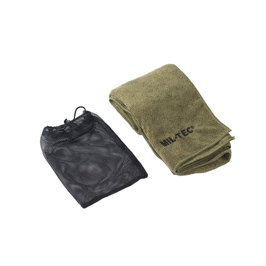 MIL-TEC Quick-Drying Towel MICROFIBRE 80x40 cm - Green OD-A-MILT193 asgbox.pl MIL-TEC Quick-Drying Towel MICROFIBRE 80x40 cm - Green