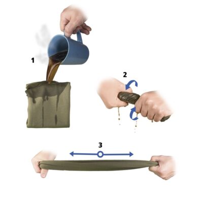 Alternative view of MIL-TEC Cooling Towel COOL DOWN 100x30 cm - Green