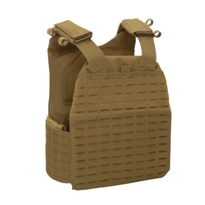 ROTHCO Plate Carrier Laser-Cut MOLLE VEST (2XL/3XL) - Coyote Brown