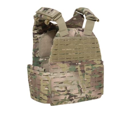 ROTHCO Plate Carrier Laser-Cut MOLLE VEST (M/XL) - MultiCam(R)