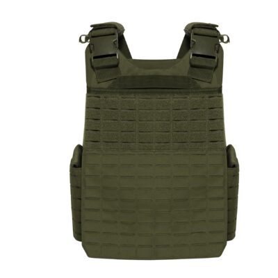 ROTHCO Plate Carrier Laser-Cut MOLLE VEST (M/XL) - Green