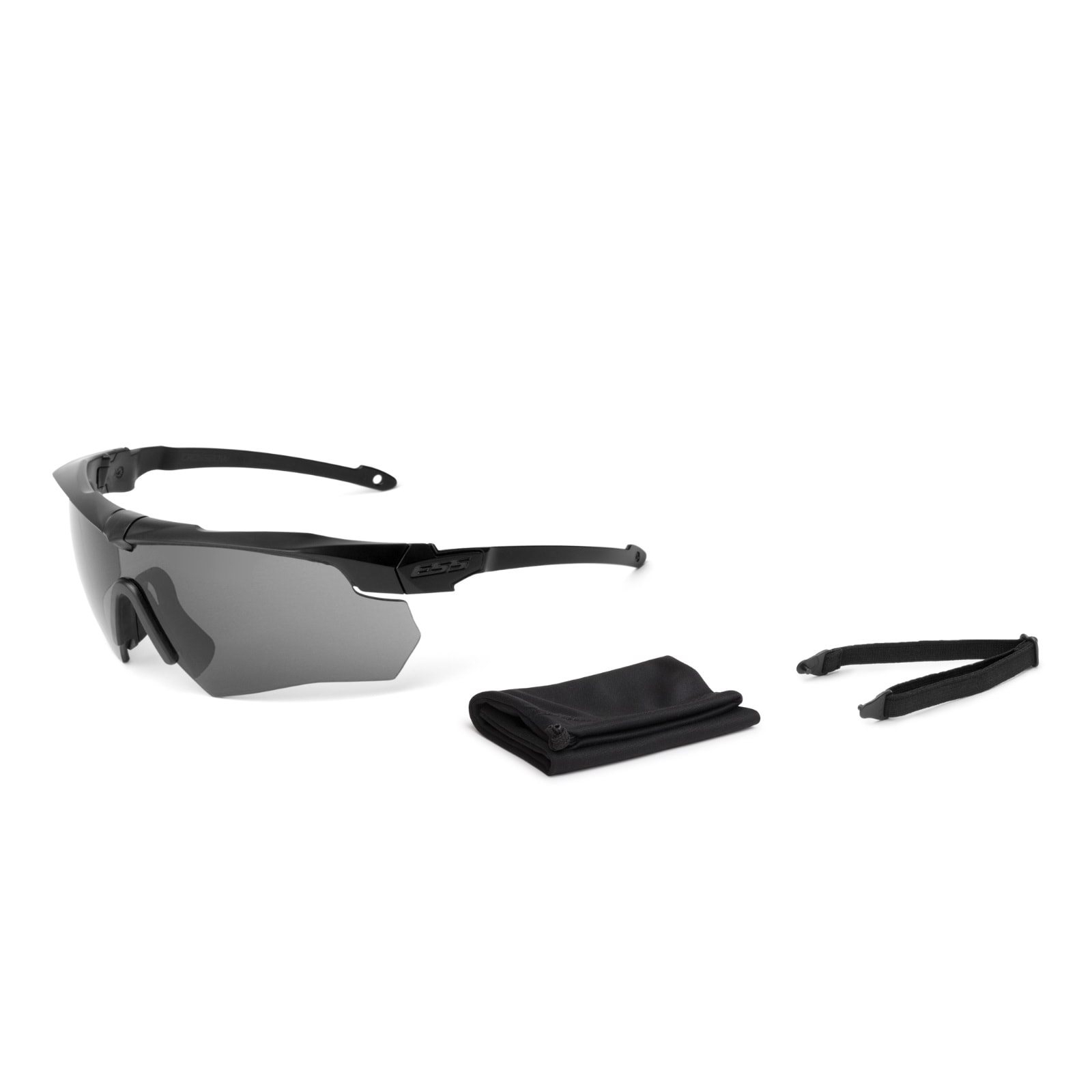 ESS Shooting Glasses CROSSBOW SUPPRESSOR ONE, Dark Lens - Black OD-A-ESS018 asgbox.pl ESS Shooting Glasses CROSSBOW SUPPRESSOR ONE, Dark Lens - Black - obrazek 2