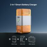 OLIGHT Ostation X Charging Station for AA Batteries - Orange - obrazek 2