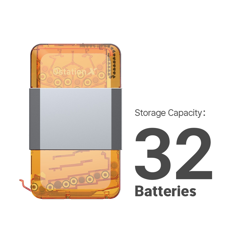 OLIGHT Ostation X Charging Station for AA Batteries - Orange OD-A-OLIGHT034 asgbox.pl OLIGHT Ostation X Charging Station for AA Batteries - Orange - obrazek 4