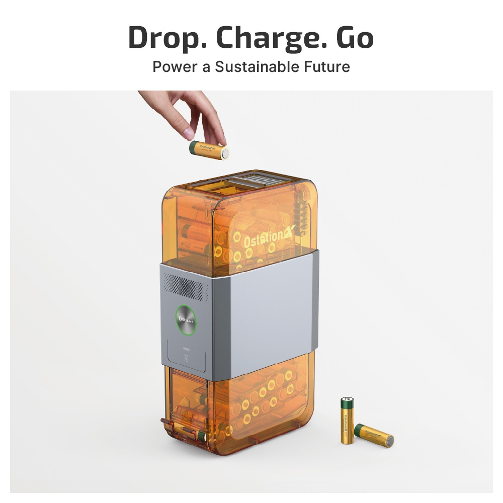 OLIGHT Ostation X Charging Station for AA Batteries - Orange OD-A-OLIGHT034 asgbox.pl OLIGHT Ostation X Charging Station for AA Batteries - Orange - obrazek 5