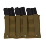ROTHCO Elastic Pouch for 3 AR15 Rifle Magazines - Coyote Brown - obrazek 2